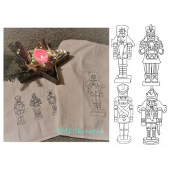 Stickserie - Nussknacker Doodle